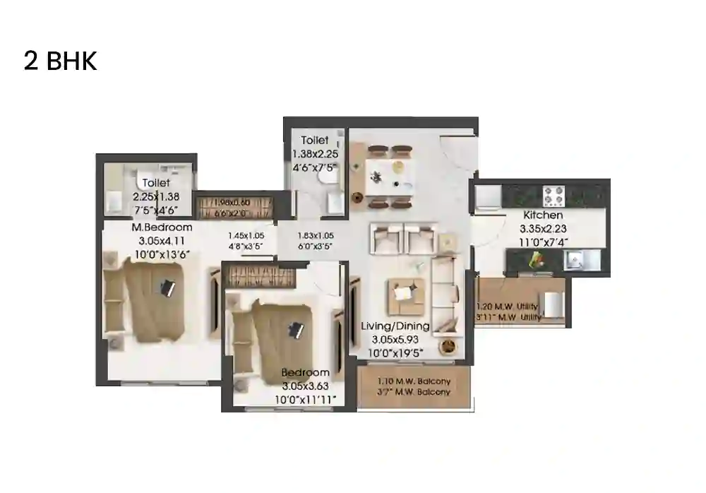 2 BHK